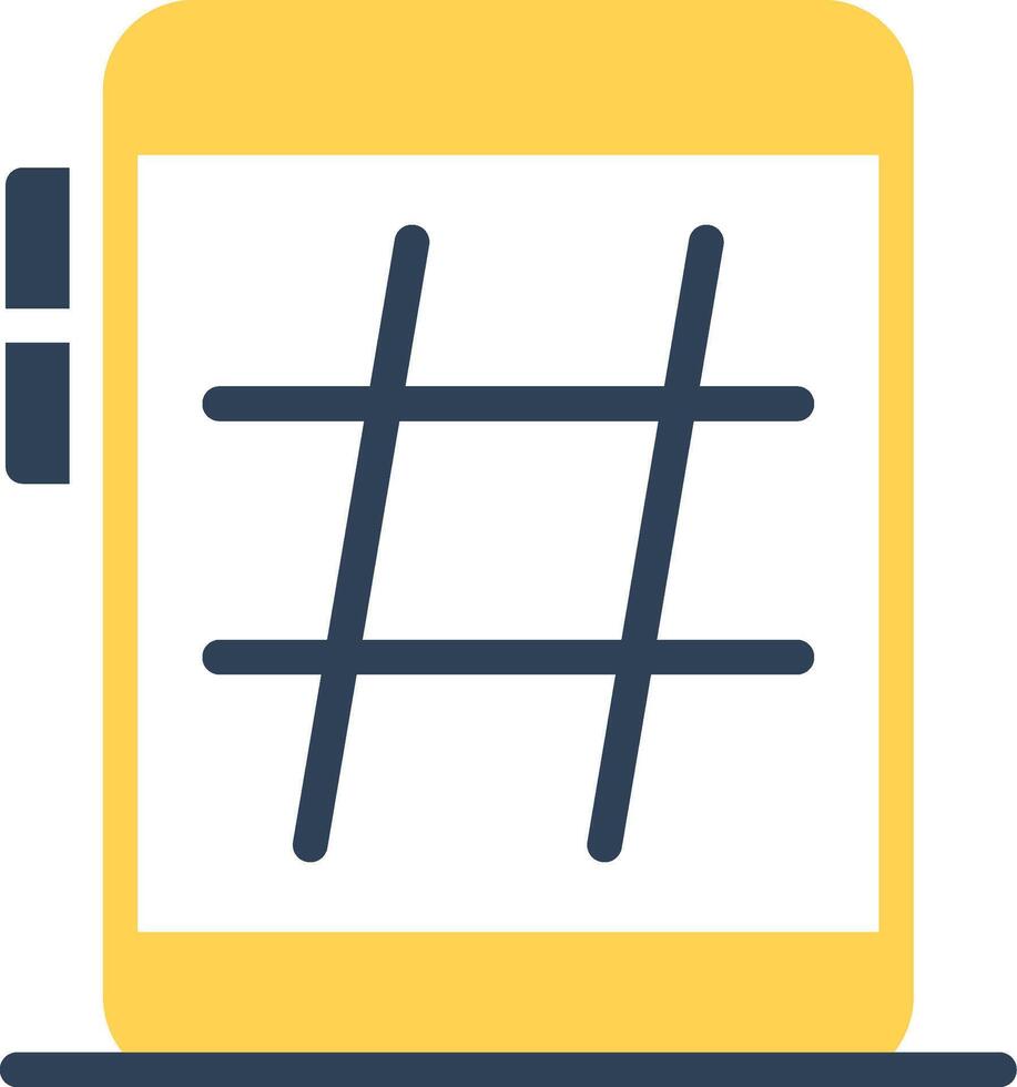 Hashtag kreativ Symbol Design vektor