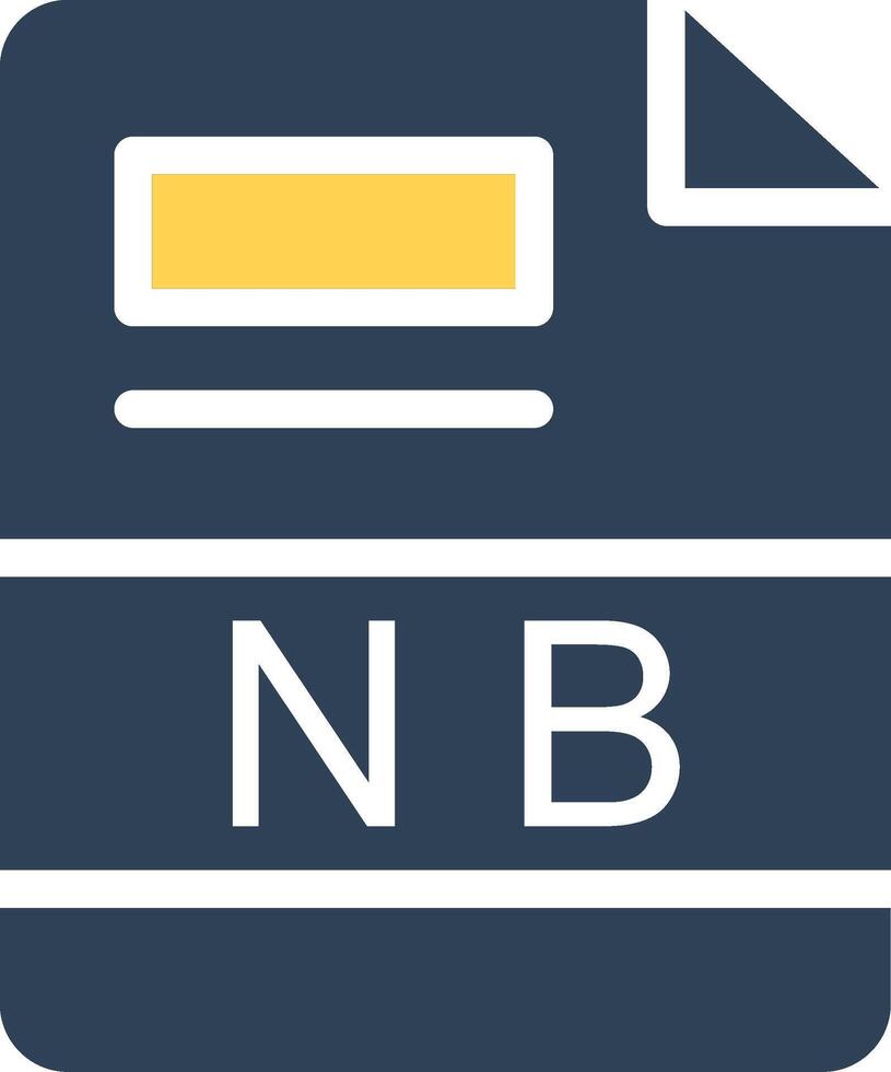 nb kreativ Symbol Design vektor