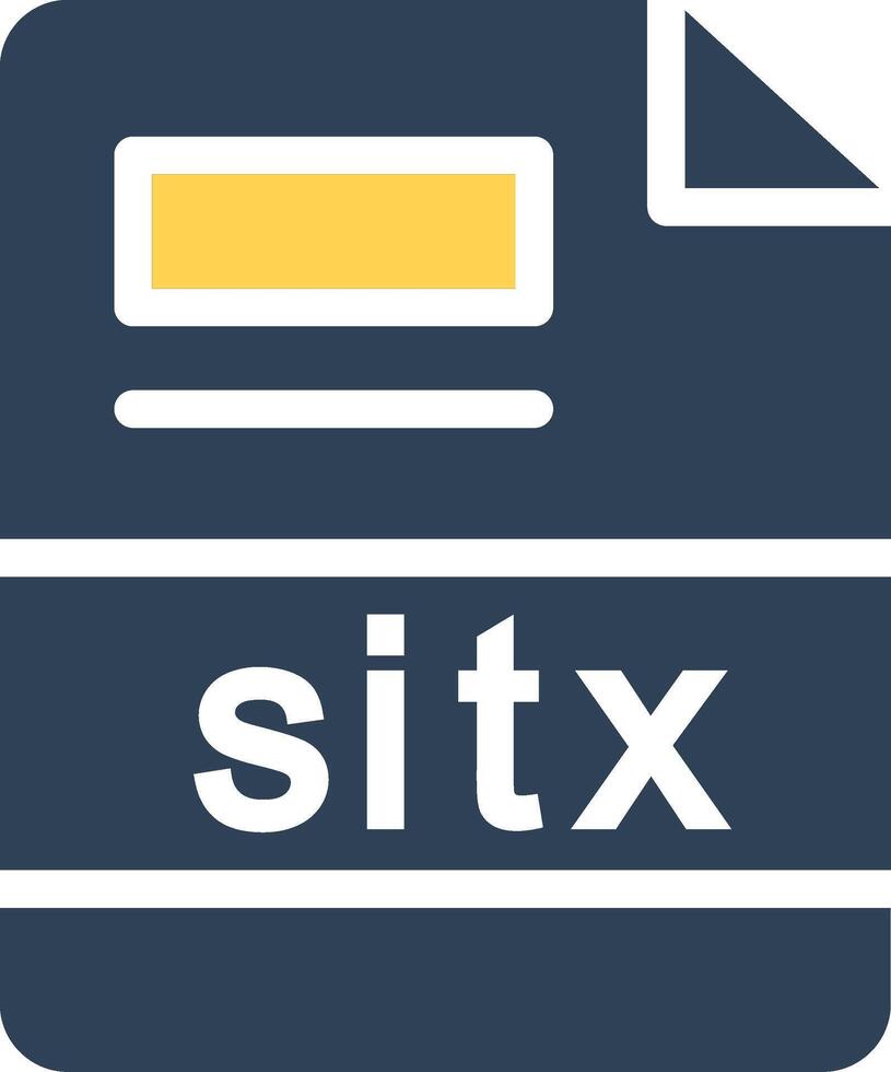 sitx kreativ Symbol Design vektor