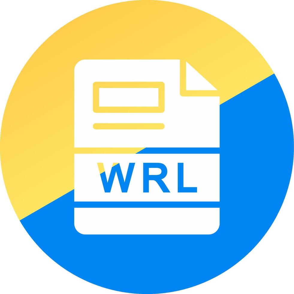 Wrl kreativ Symbol Design vektor