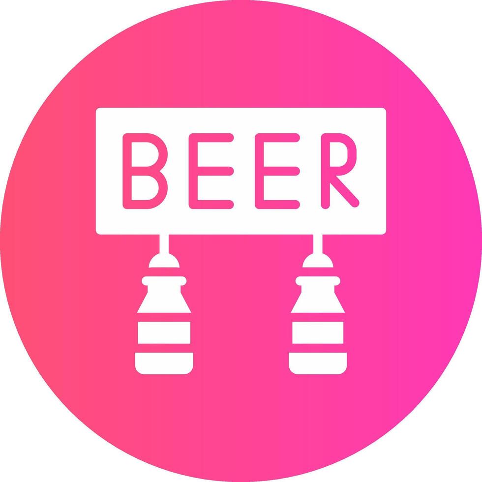 Biere kreativ Symbol Design vektor