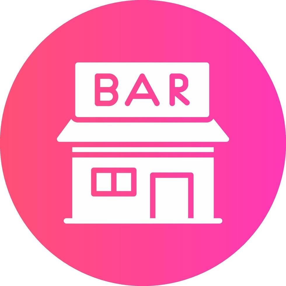 bar kreativ ikon design vektor