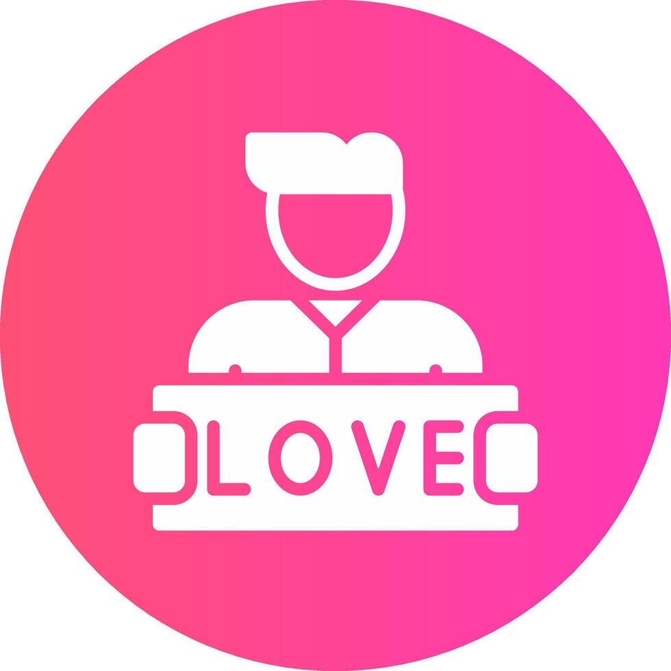 liebe kreatives Icon-Design vektor