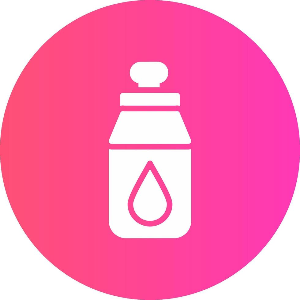 Wasserflasche kreatives Icon-Design vektor