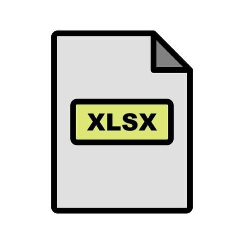 XLSX-Vektor-Symbol vektor