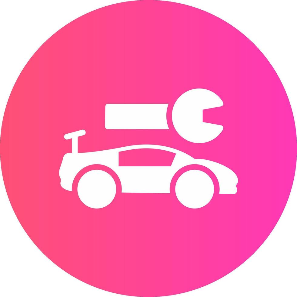 Autoservice kreatives Icon-Design vektor