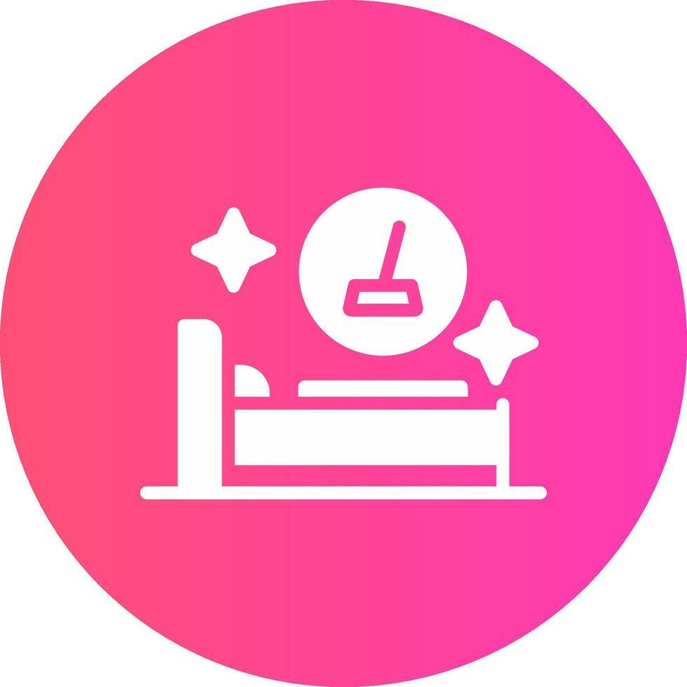 airbnb rengöring kreativ ikon design vektor