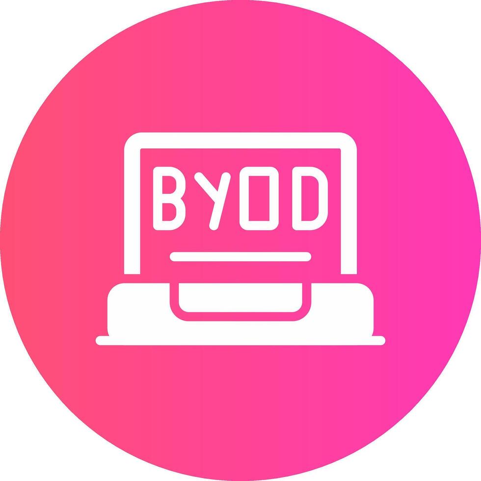 byod Tour kreativ Symbol Design vektor