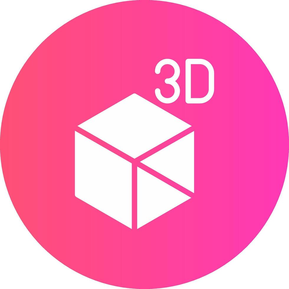 3d Objekt kreativ Symbol Design vektor