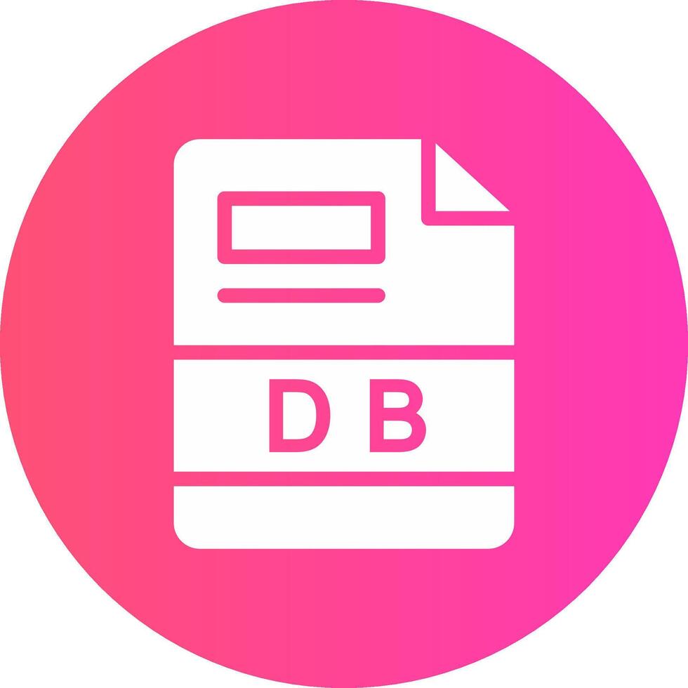 db kreativ Symbol Design vektor