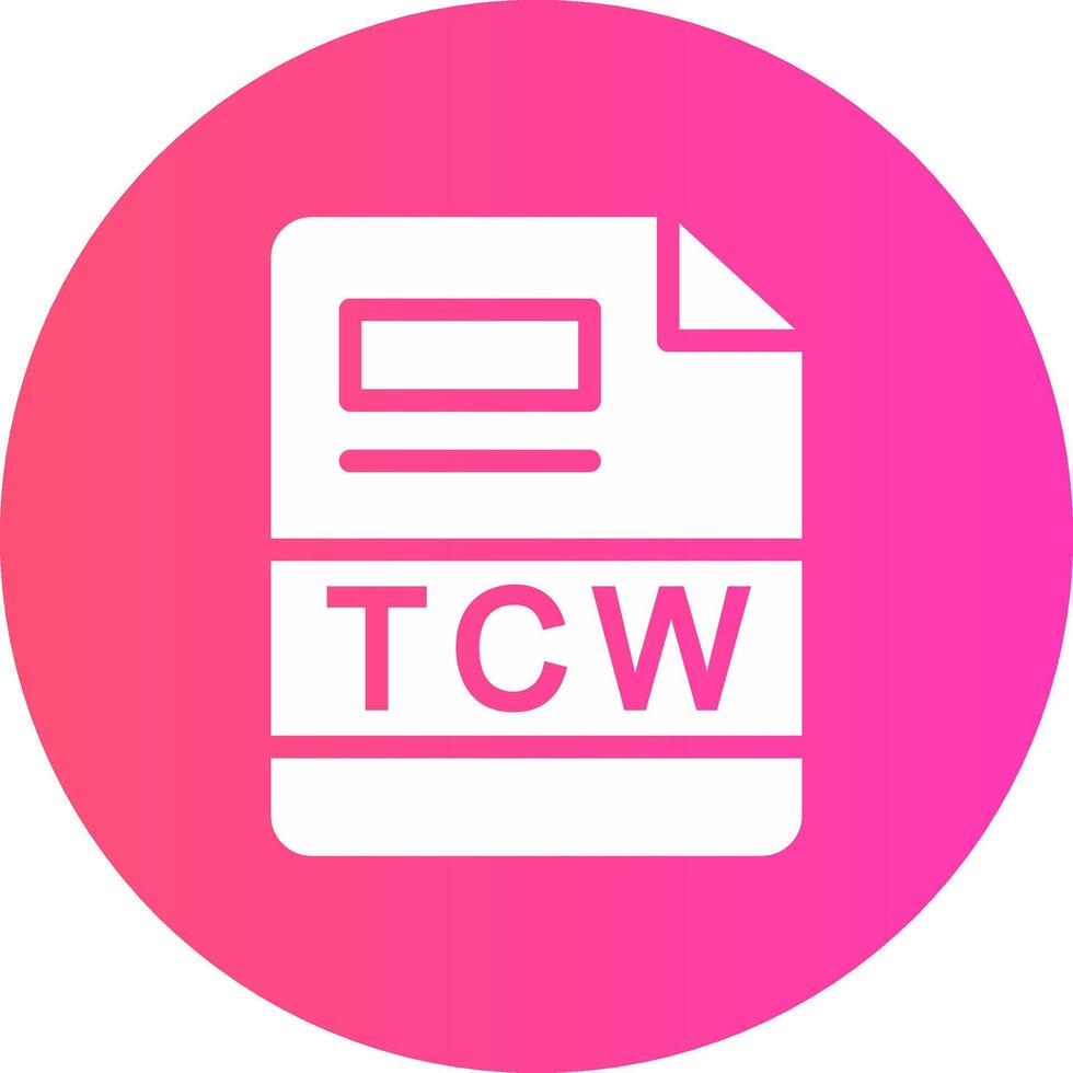 tcw kreativ ikon design vektor