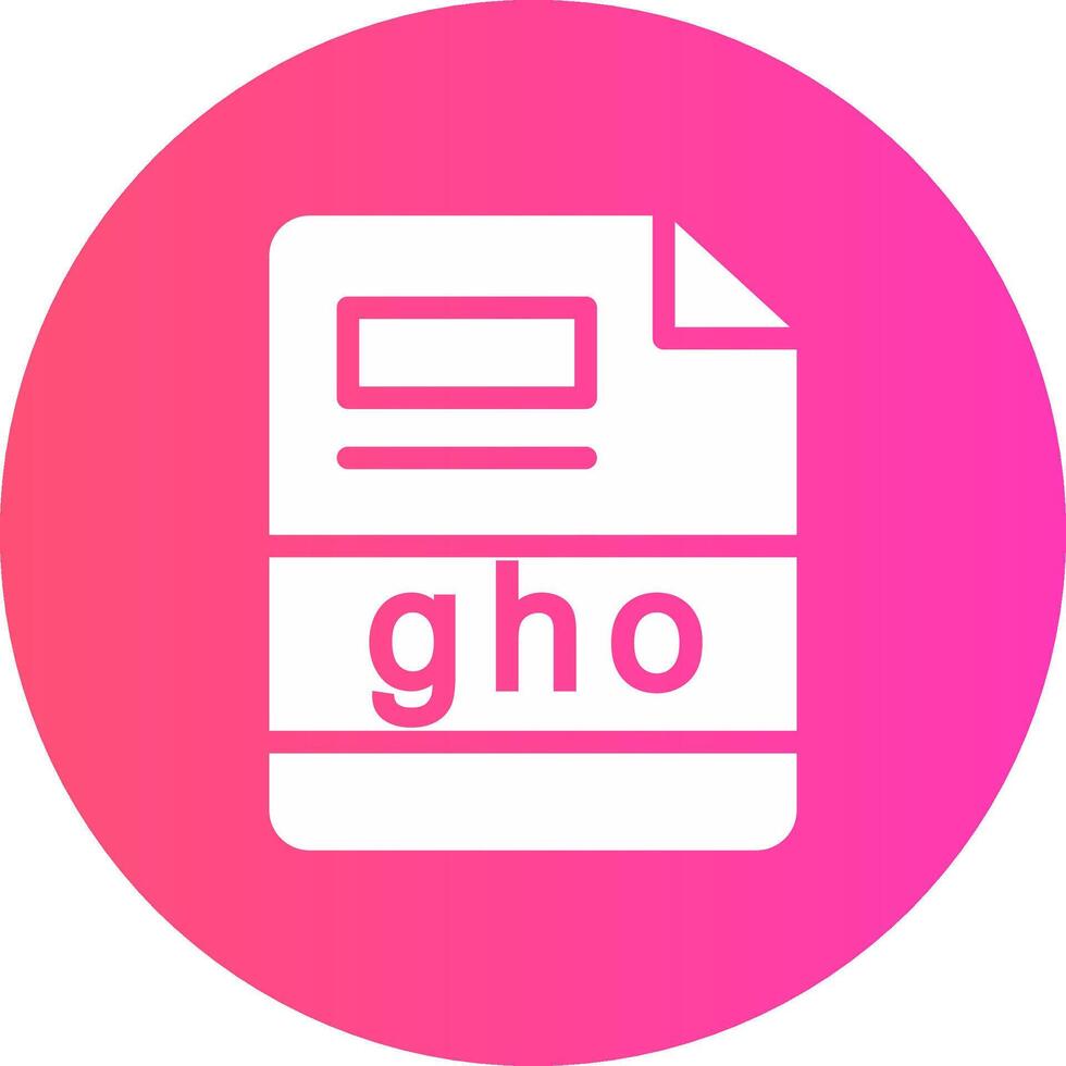 gho kreativ Symbol Design vektor