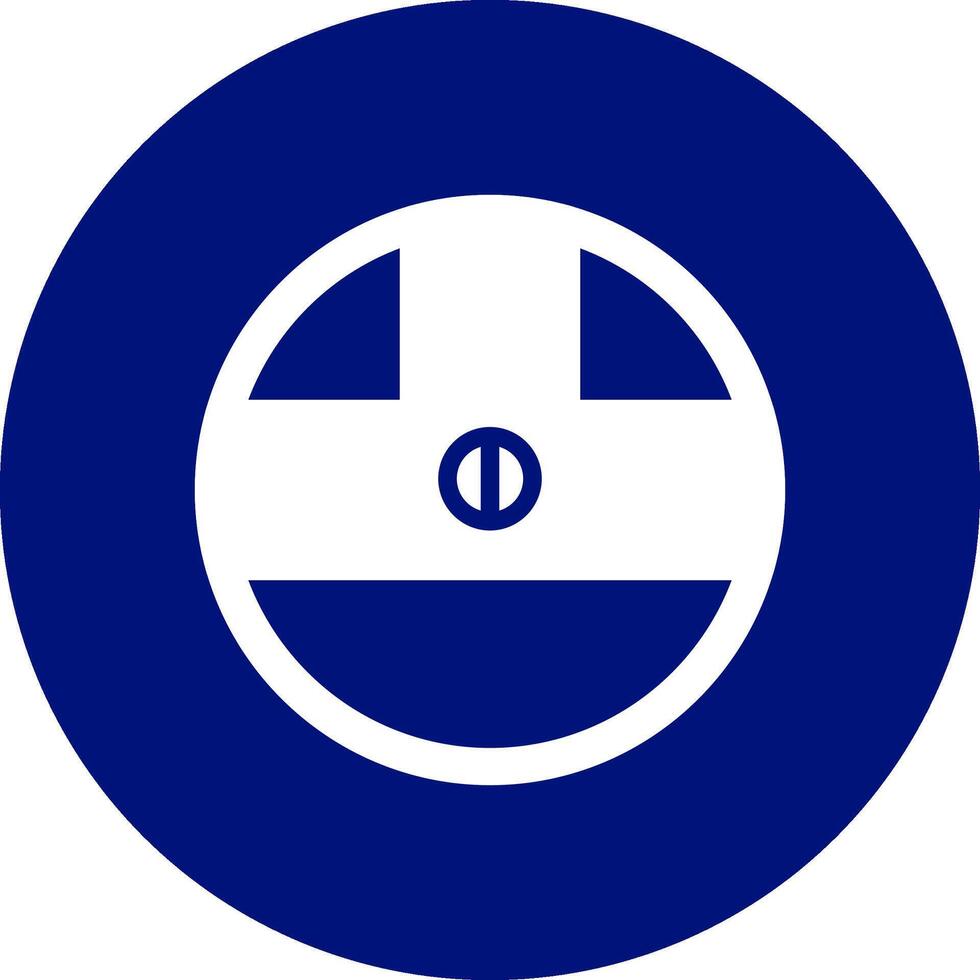 Lenkrad kreatives Icon-Design vektor