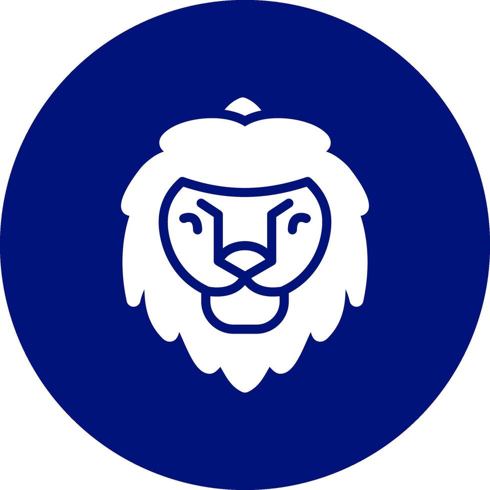 Löwe kreatives Icon-Design vektor