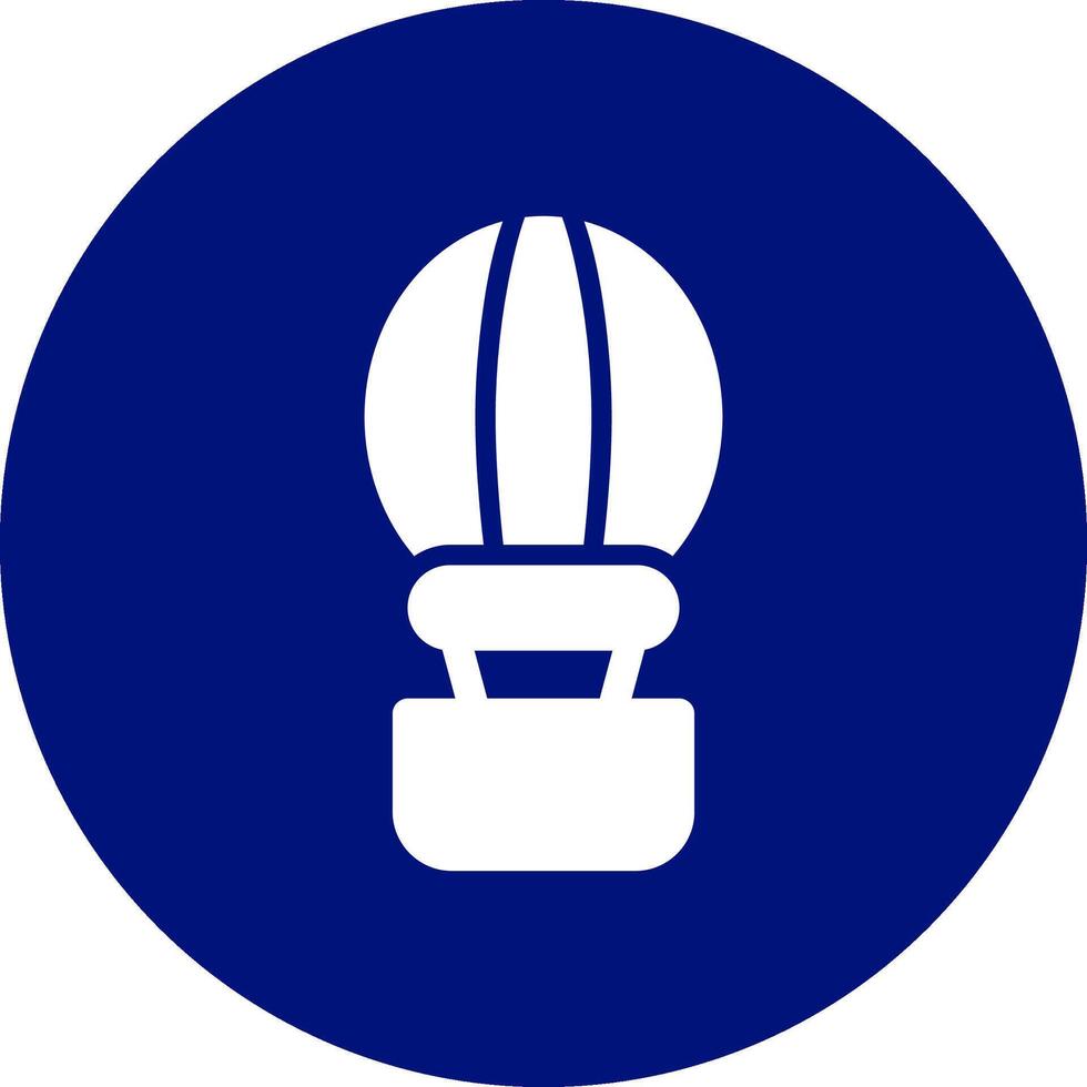 Heißluftballon kreatives Icon-Design vektor