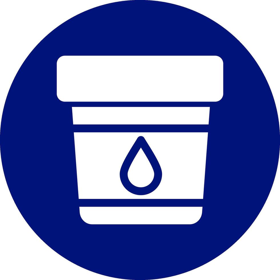 Urinprobe kreatives Icon-Design vektor