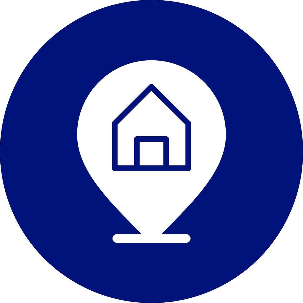 Immobilienstandort kreatives Icon-Design vektor