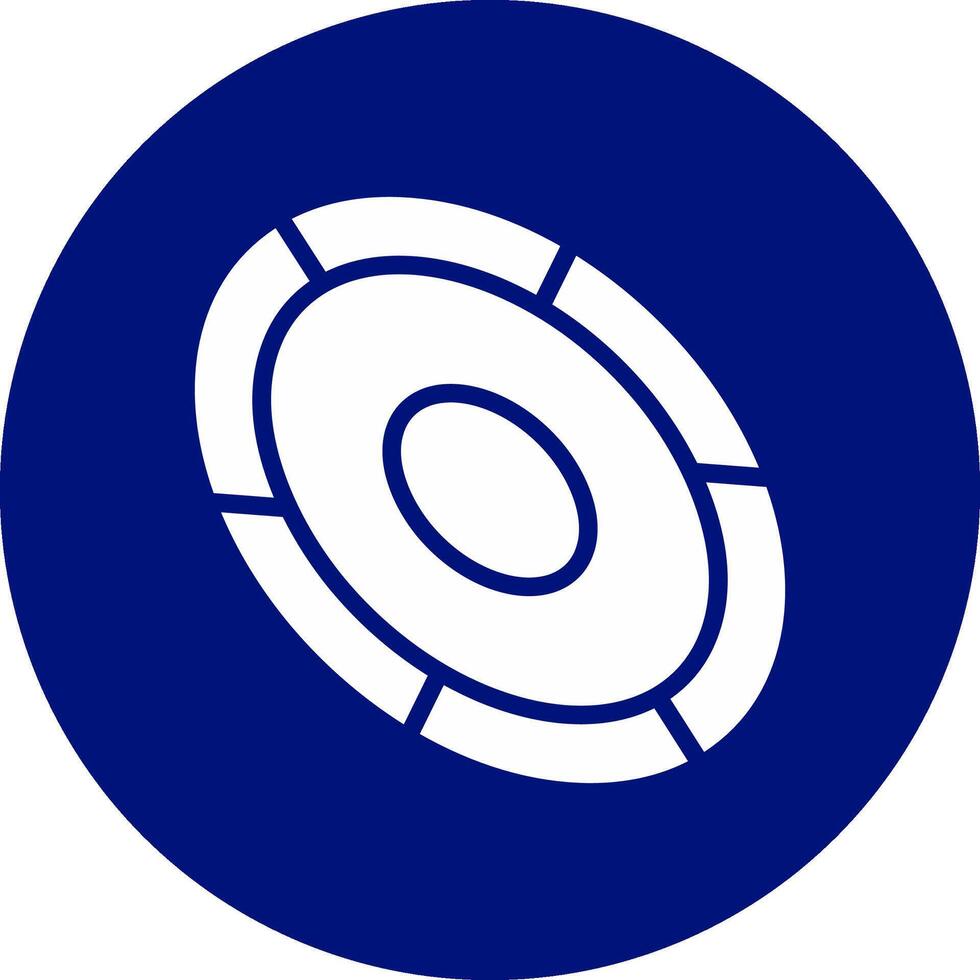 Frisbee-kreatives Icon-Design vektor
