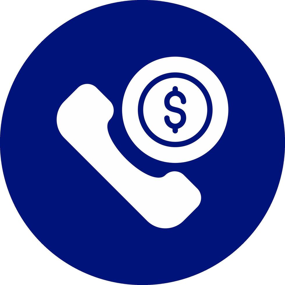 Telefonanruf kreatives Icon-Design vektor