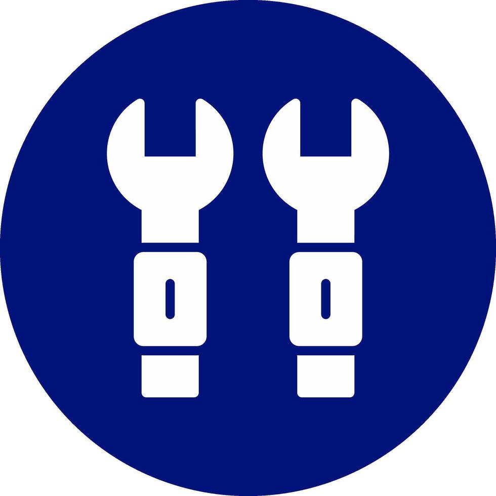 Schlüsselmechaniker kreatives Icon-Design vektor