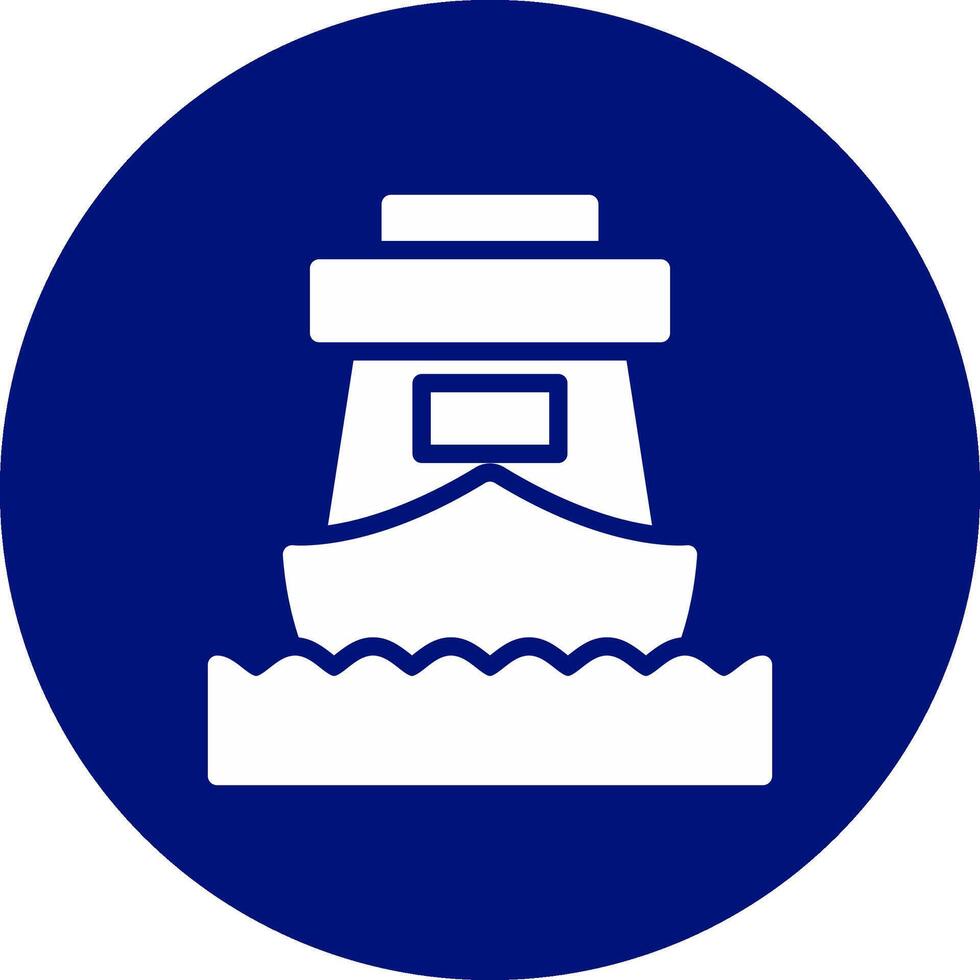 Schiff kreatives Icon-Design vektor