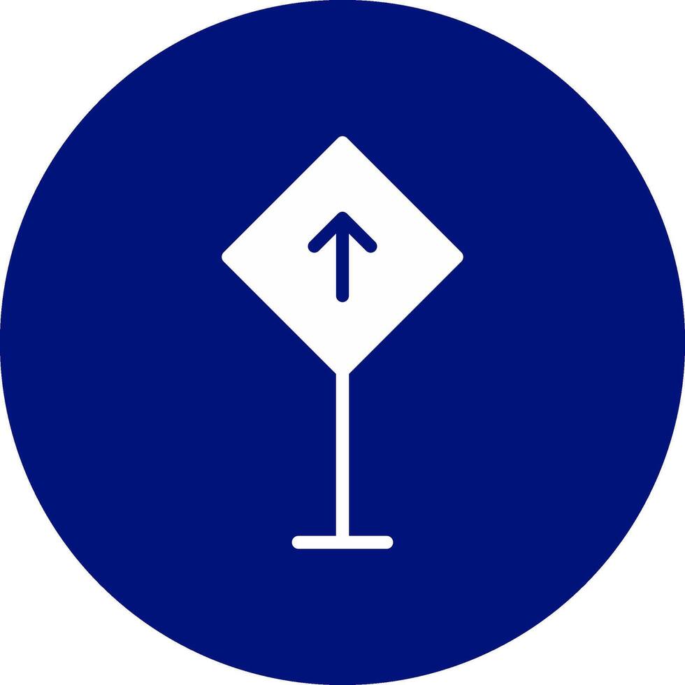 Straßenschild kreatives Icon-Design vektor