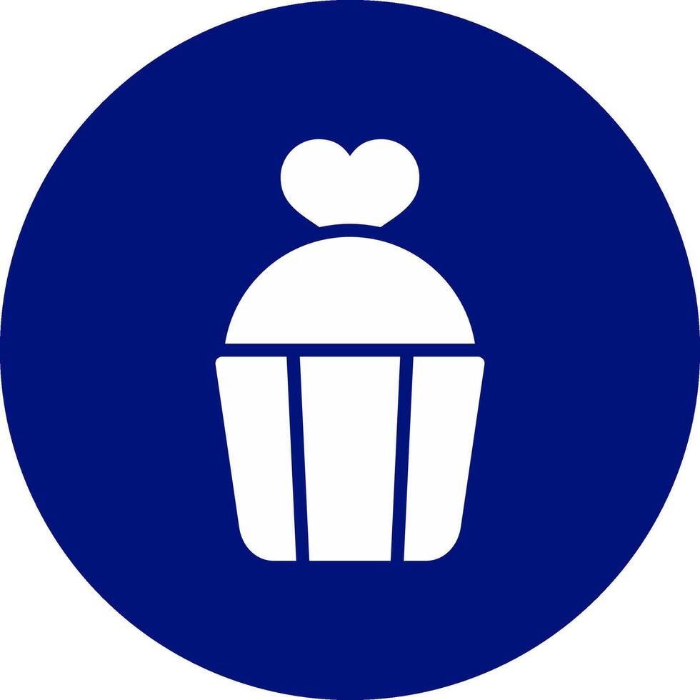 Valentinsgrüße Kuchen kreativ Symbol Design vektor