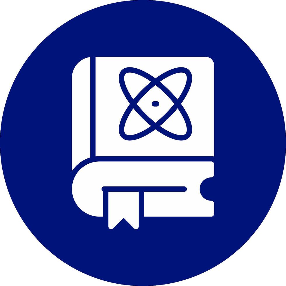 kreatives Icon-Design für Wissenschaftsbücher vektor
