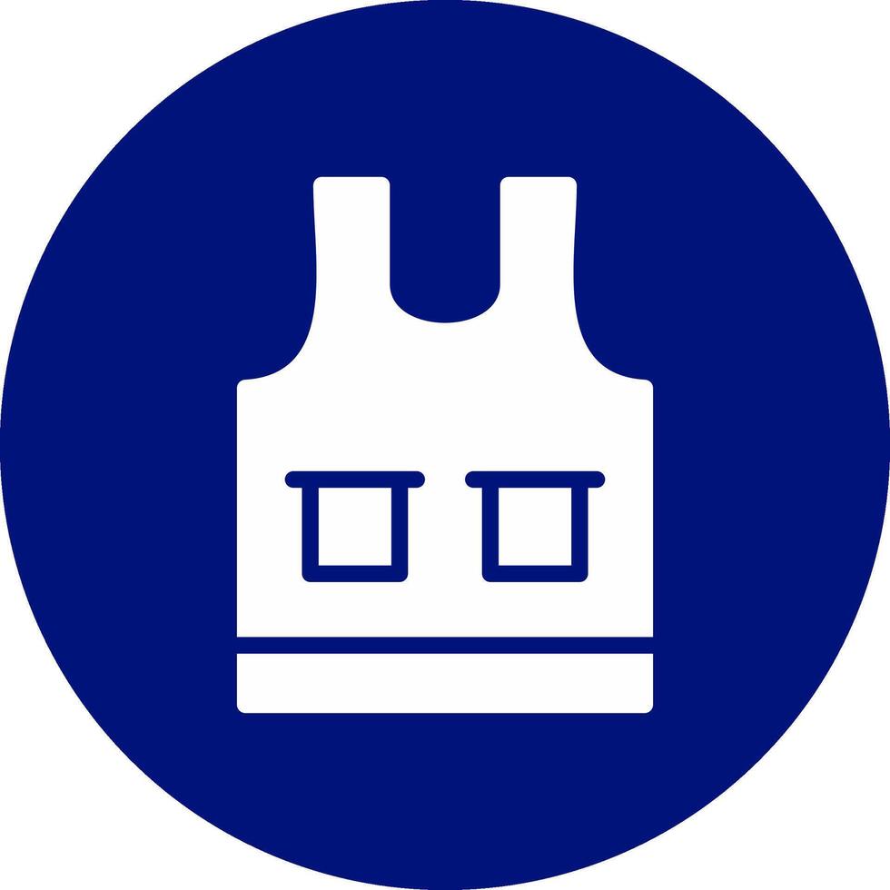 Tanktop kreatives Icon-Design vektor