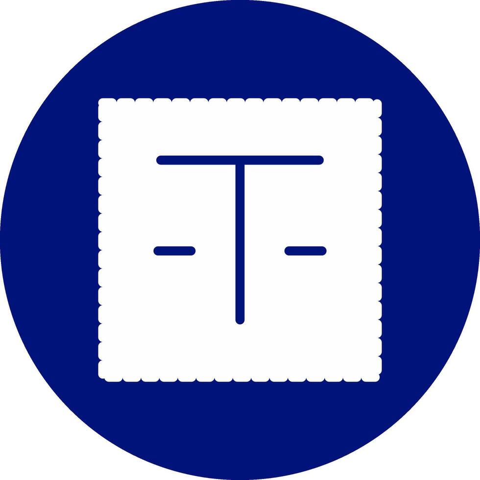 Textfeld kreatives Icon-Design vektor