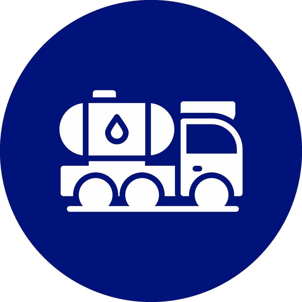 Tankwagen kreatives Icon-Design vektor