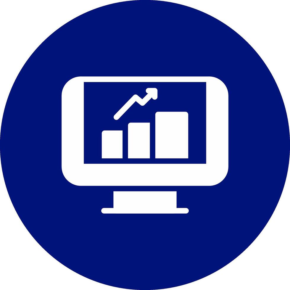 finanziell Daten kreativ Symbol Design vektor