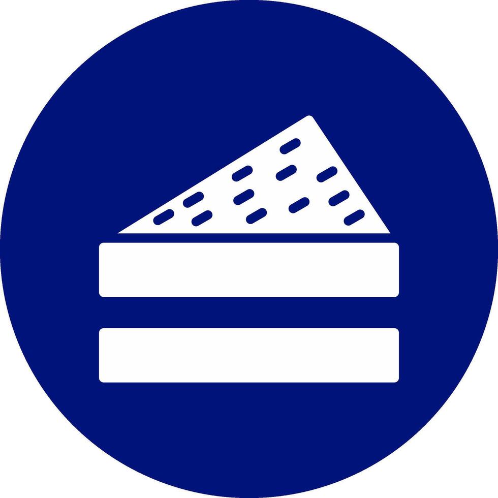 Sandwich kreatives Icon-Design vektor