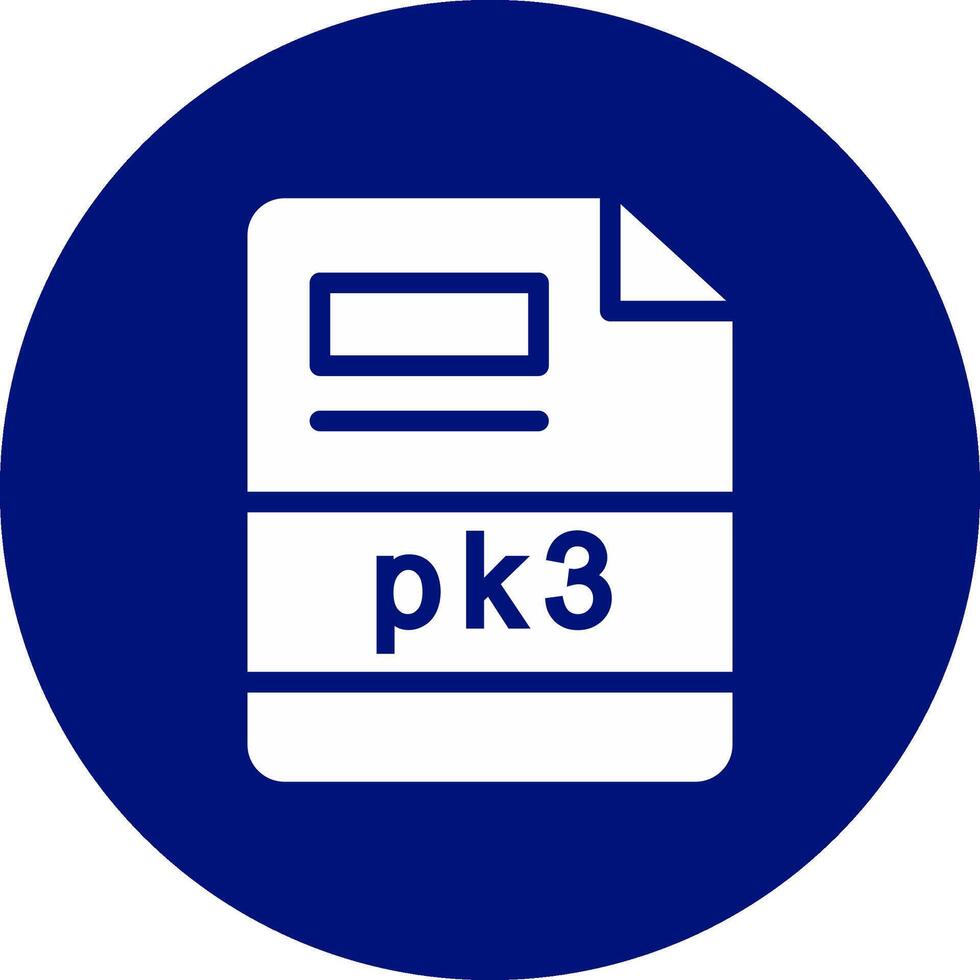 pk3 kreativ Symbol Design vektor