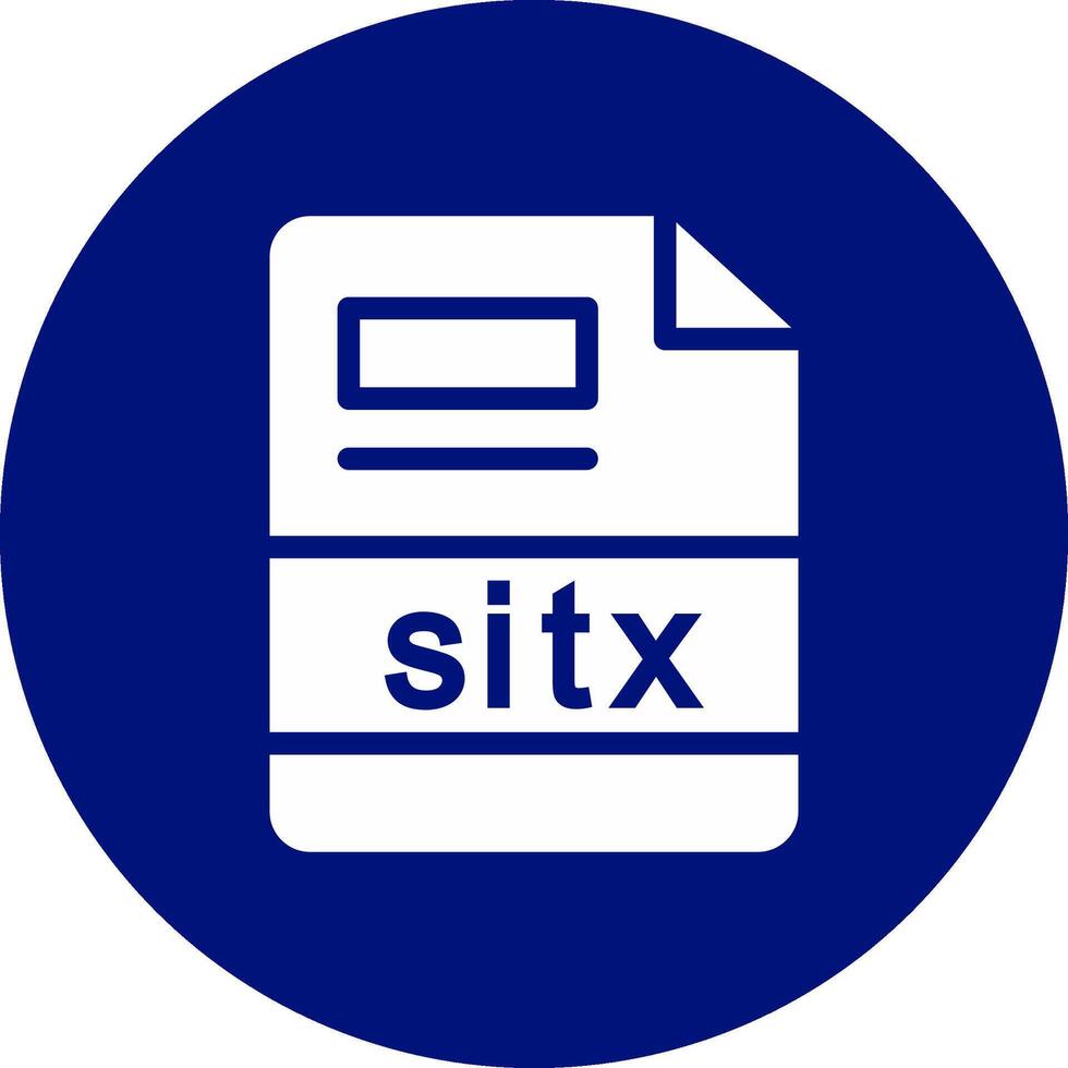 sitx kreativ Symbol Design vektor