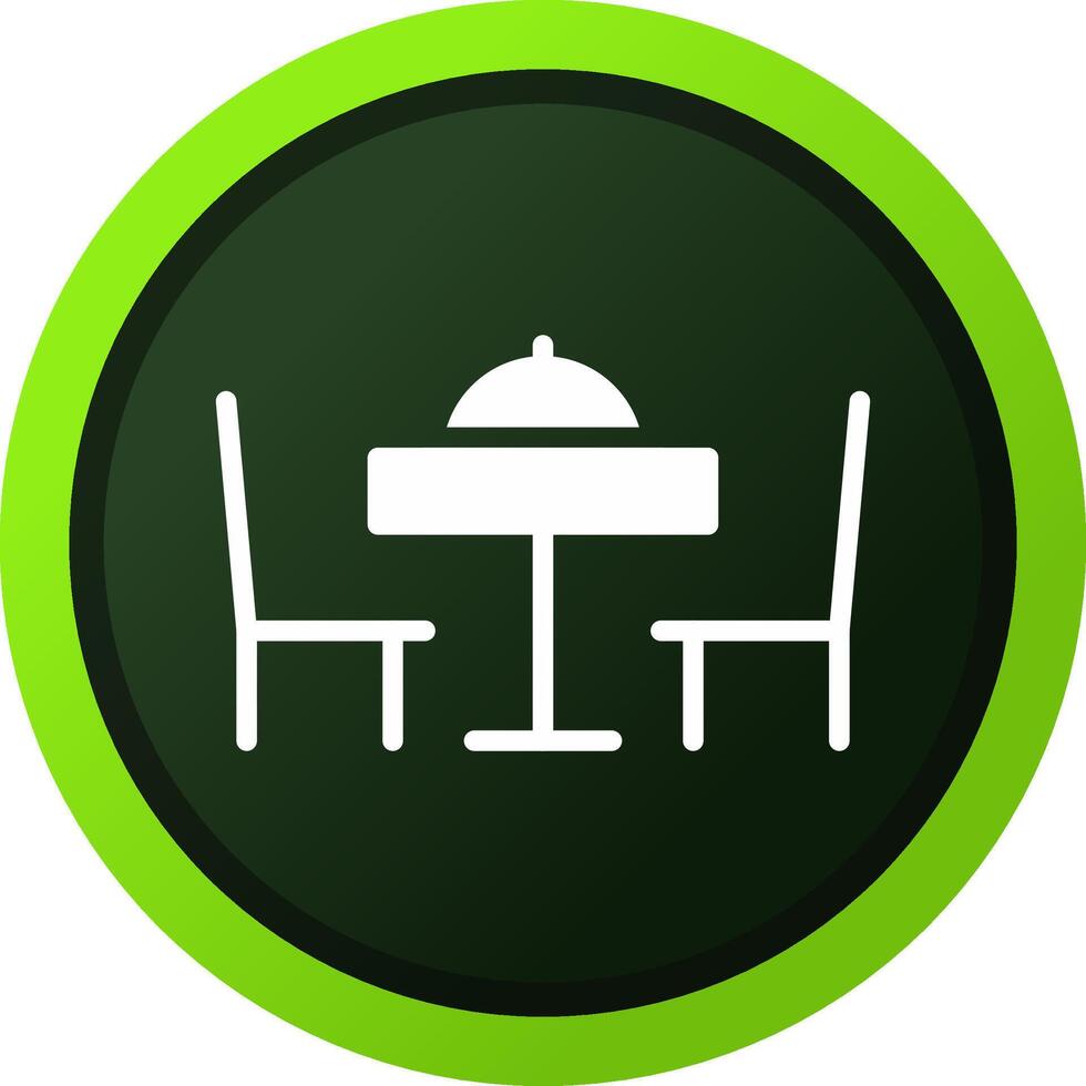 Abendessen kreatives Icon-Design vektor