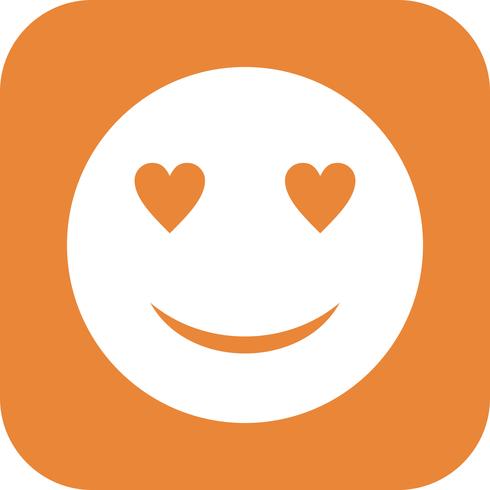 Liebe Emoji-Vektor-Symbol vektor