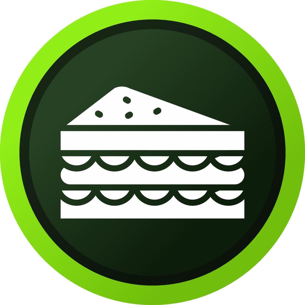 Sandwich kreatives Icon-Design vektor