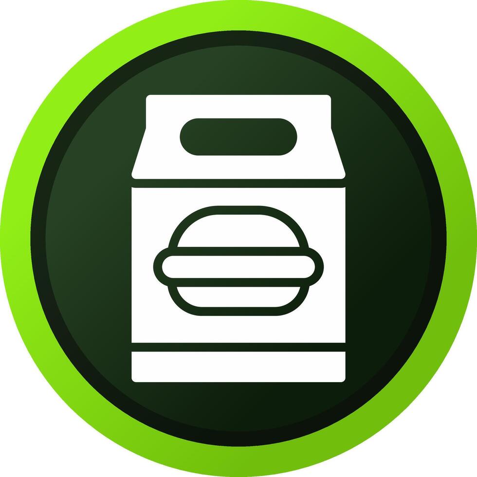 Lunchpaket kreatives Icon-Design vektor