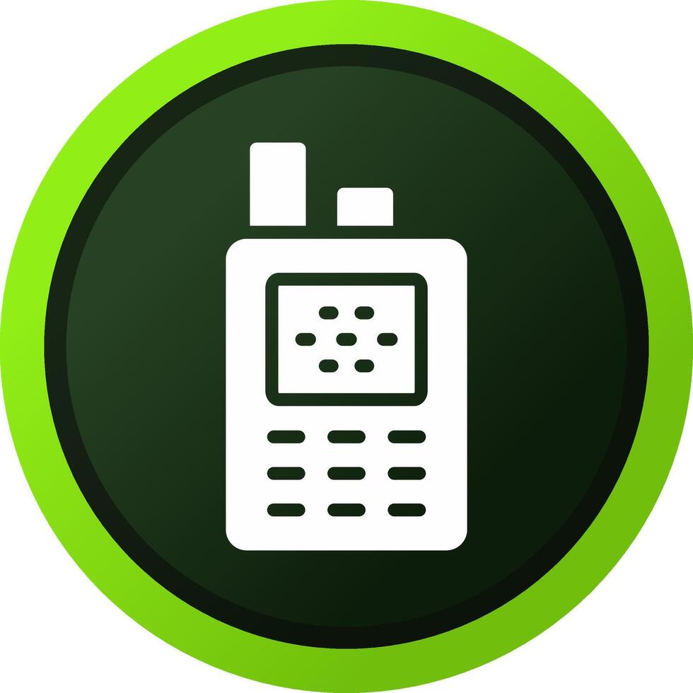 Walkie-Talkie kreatives Icon-Design vektor