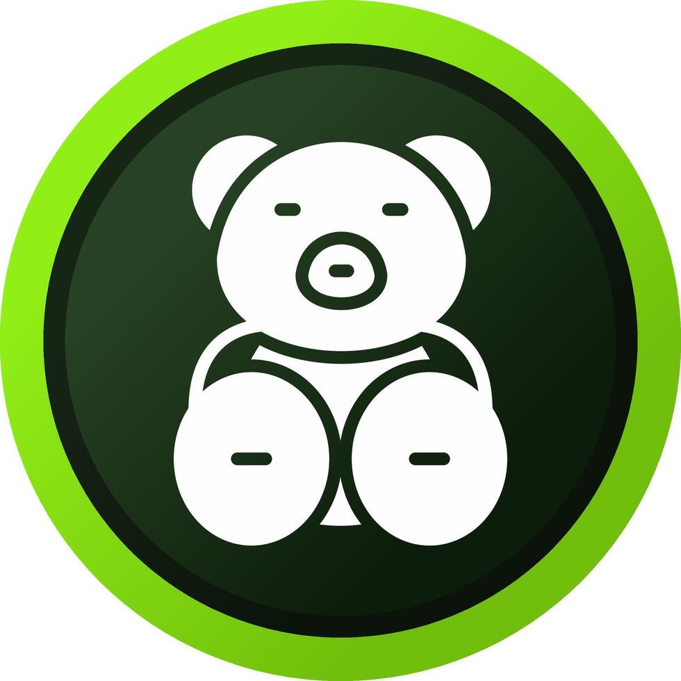 Teddy Bär kreativ Symbol Design vektor