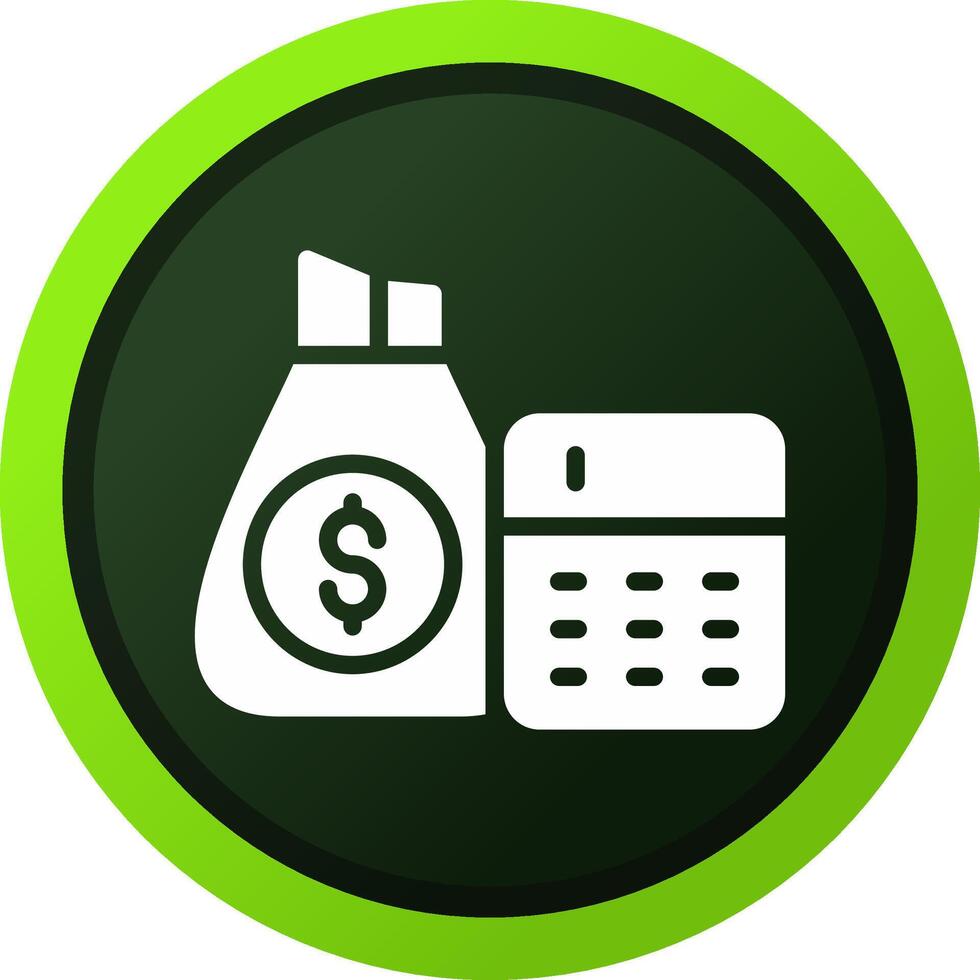 Budget kreatives Icon-Design vektor