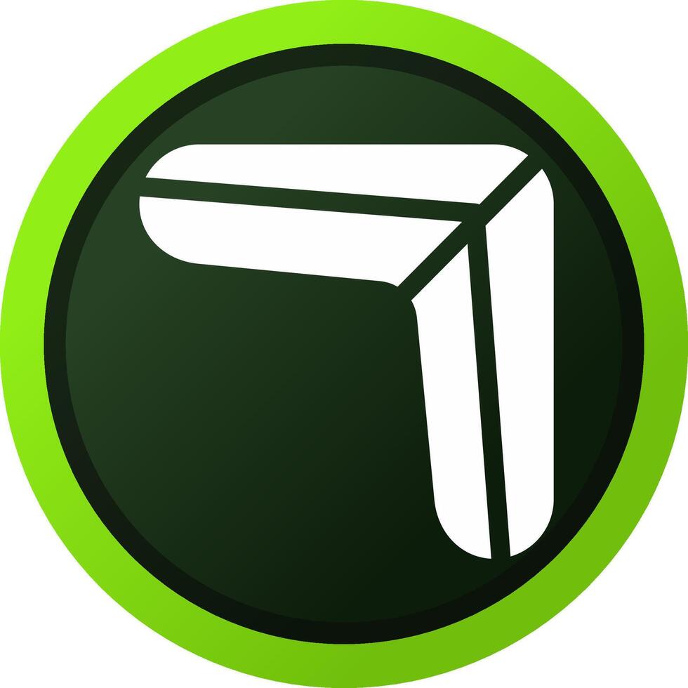 Bumerang kreatives Icon-Design vektor