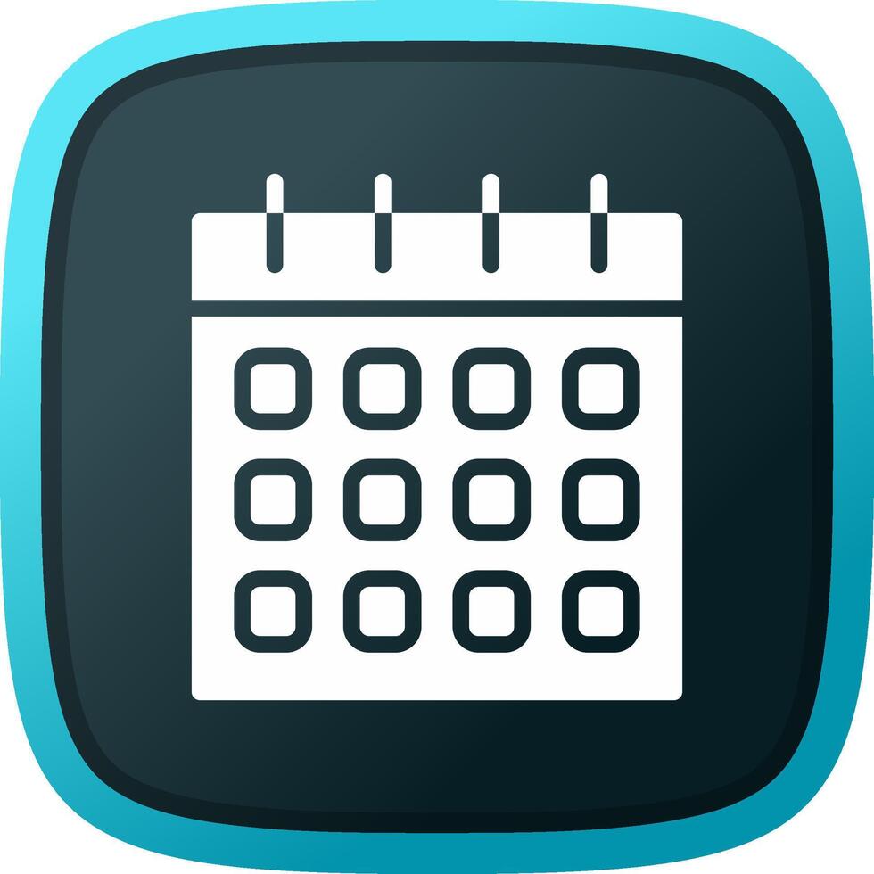 Kalender kreatives Icon-Design vektor