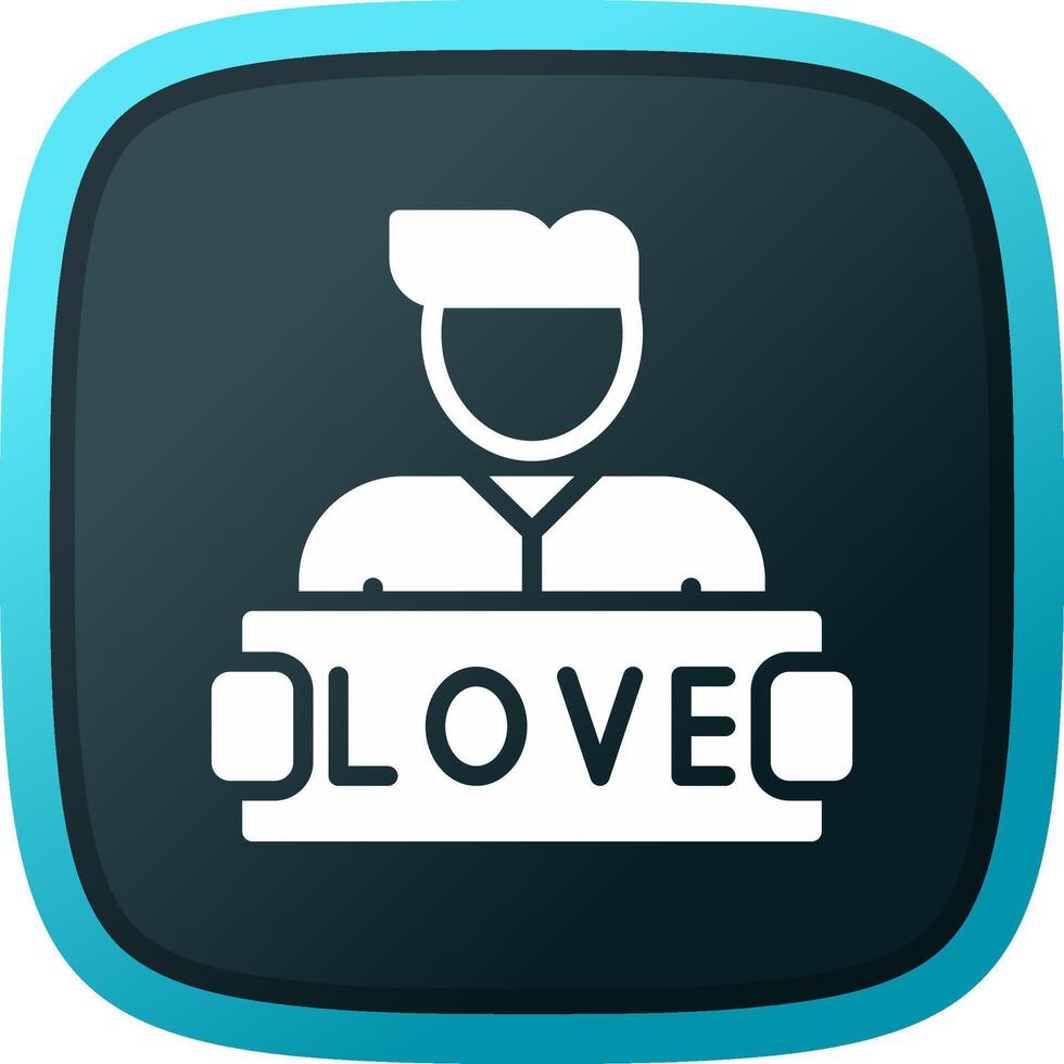 liebe kreatives Icon-Design vektor