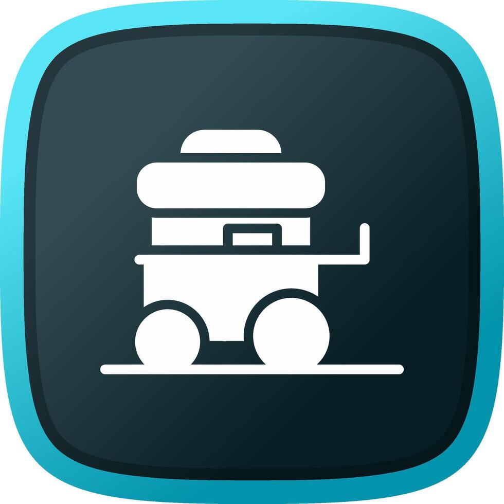 Food Cart kreatives Icon-Design vektor