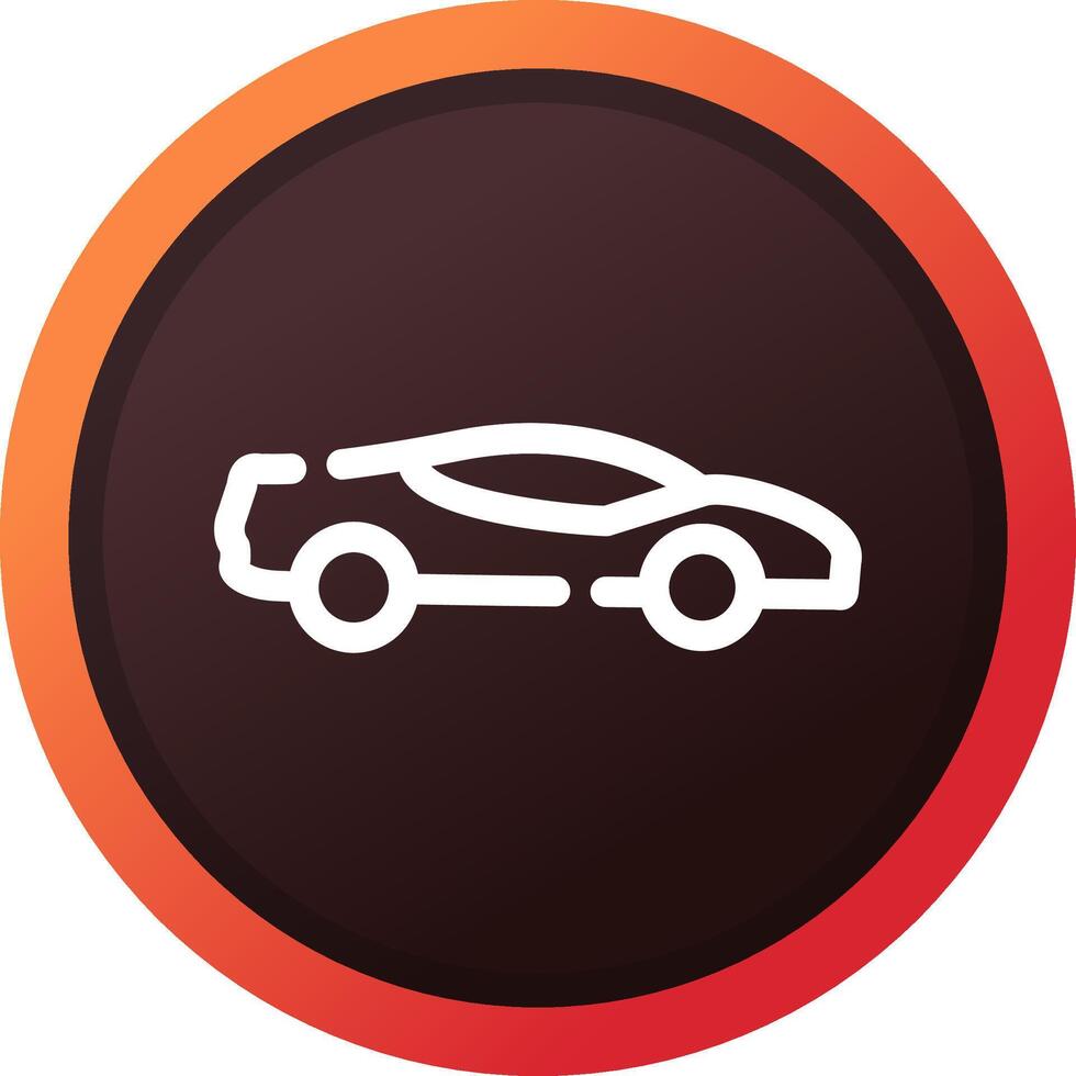 Sportwagen kreatives Icon-Design vektor