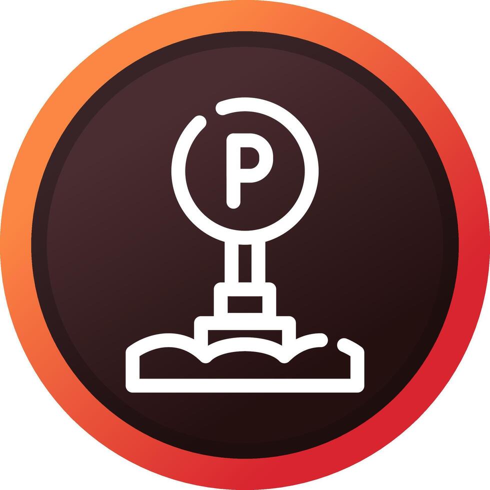 Parkschild kreatives Icon-Design vektor