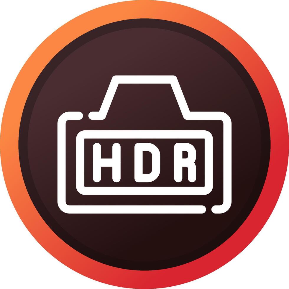 HDR kreatives Icon-Design vektor