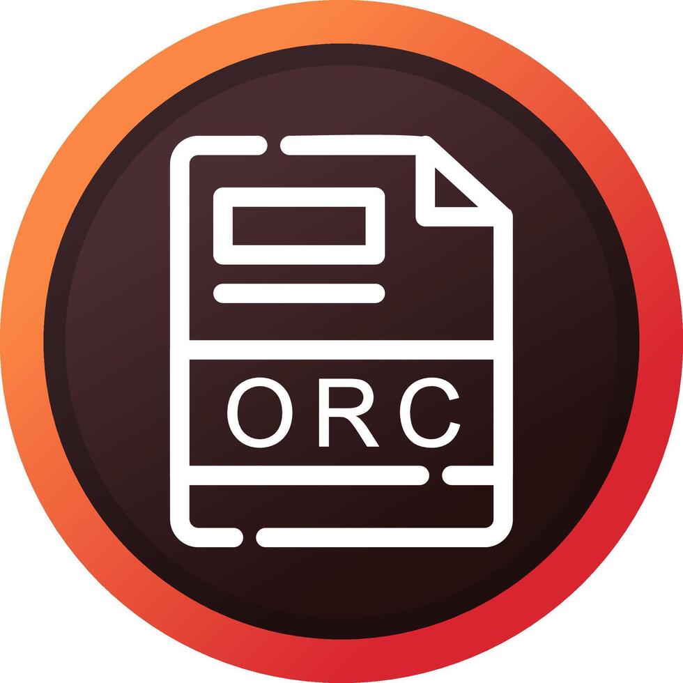 orc kreativ ikon design vektor